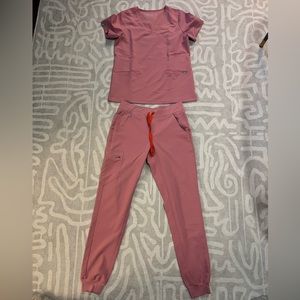 Pink FIGS scrubs